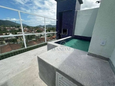 Cobertura com 3 dormitórios, 141 m² - venda por r$ 1.500.000 ou aluguel por r$ 5.999/mês - centro - bertioga/sp