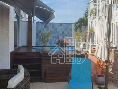 Cobertura com 3 quartos à venda, 214 m² por r$ 1.750.000 - icaraí - niterói/rj