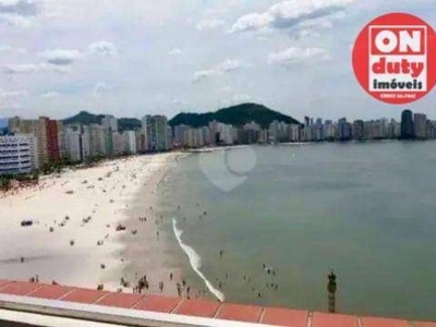 Flat com 1 dormitório à venda, 26 m² por r$ 125.000,00 - morro dos barbosas - são vicente/sp