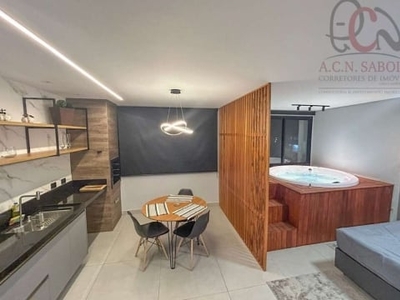 Loft à venda, 39 m² por r$ 430.000 - centro - ubatuba/sp