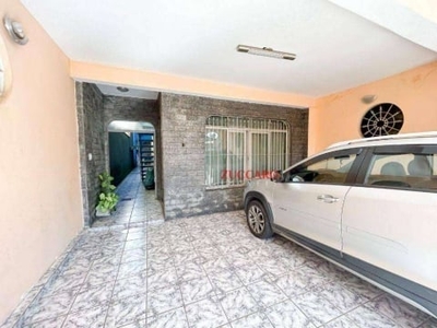 Sobrado com 3 dormitórios, 180 m² - venda por r$ 690.000,00 ou aluguel por r$ 3.600,00/mês - vila carioca - guarulhos/sp