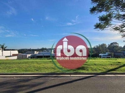 Terreno à venda, 452 m² por r$ 595.000,00 - alphaville nova esplanada iv - votorantim/sp