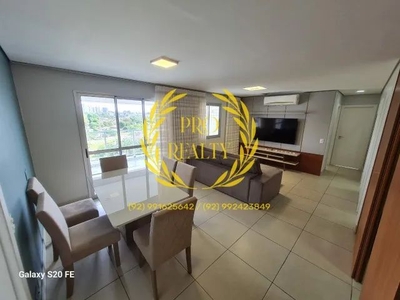 Aluga-se apartamento no Coral Gables Adrianópolis 140m2 com 3 suítes Mobiliado