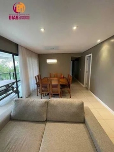 Alugo Apartamento no bairro Alphaville I mobiliado com 4/4, suítes varanda gourmet total