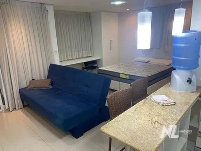Apartamento com 1 dormitório para alugar, 33 m² por R$ 2.500,00/mês - Ponta Negra - Natal/