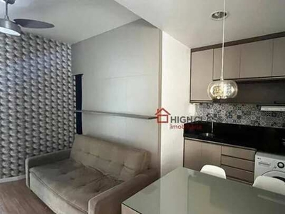 Apartamento com 1 dormitório para alugar, 50 m² por R$ 2.630,00/mês - Praia da Costa - Vil