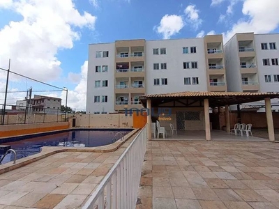 Apartamento com 3 dormitórios para alugar, 60 m² por R$ 1.462,27/mês - Maraponga - Fortale