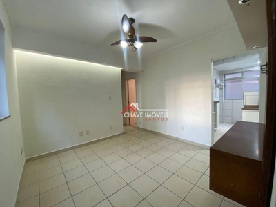 Apartamento em Aparecida, Santos/SP de 50m² 1 quartos à venda por R$ 264.000,00 ou para locação R$ 1.800,00/mes
