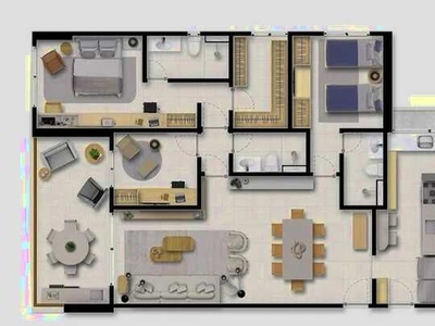 Apartamento para venda com 130 metros quadrados com 3 quartos em Boa Viagem - Recife - PE