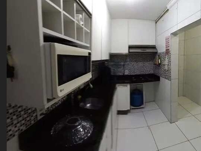 Apt 2 qtos 2 wc porcelanato móveis planejados Cook top portão automático nascente var 85