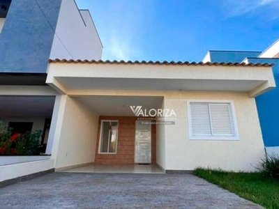 Casa com 2 dormitórios, 120 m² - venda por r$ 550.000,00 ou aluguel por r$ 3.615,00/mês - condominio golden park residence ii - sorocaba/sp