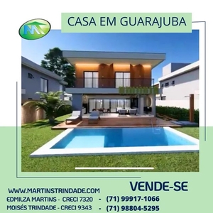 Casa 4/4 à venda no Condomínio Canto de Guarajuba!