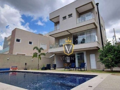 Casa com 3 dormitórios, 340 m² - venda por r$ 2.149.900,00 ou aluguel por r$ 15.065,00/mês - residencial ibi aram i - itupeva/sp