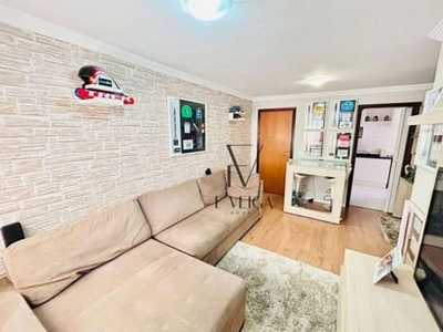 Apartamento com 2 dormitórios à venda, 55 m² por r$ 229.000,00 - capão raso - curitiba/pr