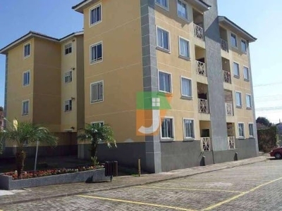 Apartamento com 3 dormitórios para alugar, 64 m² por r$ 1.700,88/mês - cajuru - curitiba/pr