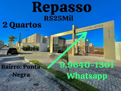 Apartamento em Ponta Negra, Natal/RN de 45m² 2 quartos à venda por R$ 25.000,00