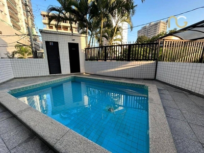 Apartamento em Vila Guilhermina, Praia Grande/SP de 33m² 1 quartos à venda por R$ 209.000,00