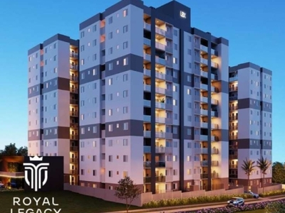 Apartamento para venda em foz do iguaçu, royal legacy, 2 dormitórios, 1 suíte, 1 banheiro, 2 vagas