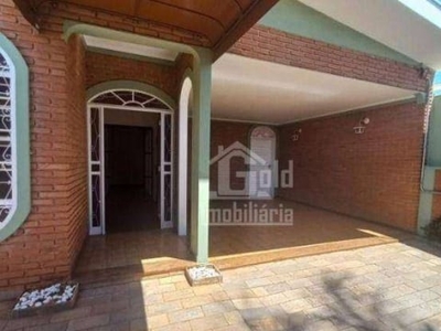 Casa com 4 dormitórios, 224 m² - venda por r$ 600.000,00 ou aluguel por r$ 3.888,79/mês - parque dos bandeirantes - ribeirão preto/sp