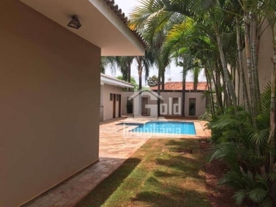 Casa com 4 dormitórios, 350 m² - venda por r$ 1.400.000,00 ou aluguel por r$ 7.491,77/mês - alto da boa vista - ribeirão preto/sp