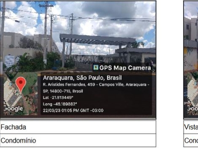 Casa em Campos Ville, Araraquara/SP de 10m² 2 quartos à venda por R$ 154.000,00