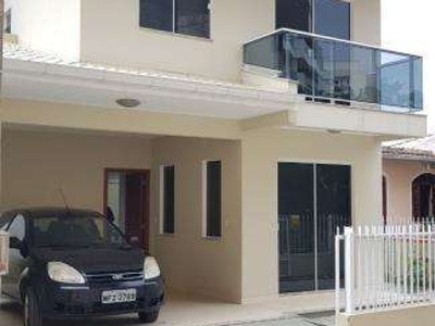 Casa em condomínio fechado com 2 quartos para alugar no centro, biguaçu , 100 m2 por r$ 2.900
