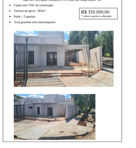 Casa em Zona 02, Maringá/PR de 75m² 3 quartos à venda por R$ 349.000,00