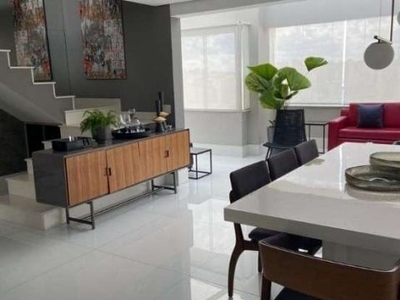 Cobertura com 3 dormitórios, 227 m² - venda por r$ 1.800.000,00 ou aluguel por r$ 7.400,00/mês - centro - santo andré/sp