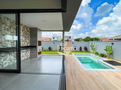 Linda casa com 3 suítes à venda, 205 m² - villa bela vista - piracicaba/sp