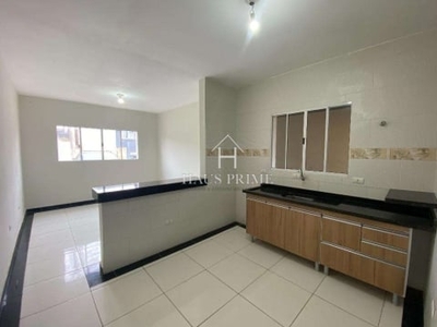 Locação | casa com 58 m², 2 quartos, 1 vaga. residencial caucaia i, cotia sp.