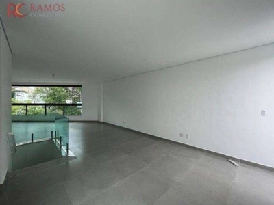 Sobrado com 3 dormitórios à venda, 280 m² por r$ 1.550.000,00 - boqueirão - santos/sp