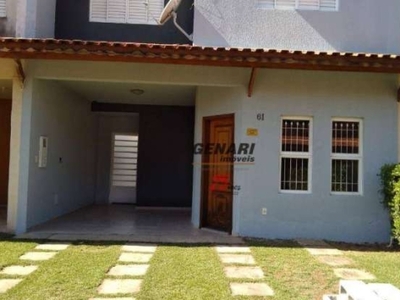 Sobrado com 3 dormitórios para alugar, 122 m² por r$ 2.801,00/mês - jardim tropical - indaiatuba/sp