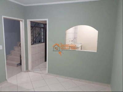 Sobrado em Jardim Pinhal, Guarulhos/SP de 53m² 2 quartos para locação R$ 1.300,00/mes