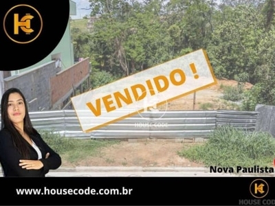 Terreno à venda, 579 m² por r$ 260.000 - nova paulista - jandira/sp região de barueri itapevi nova higienópolis fernando nobre granja viana alphaville