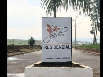 Terreno à venda no condomínio residencial jardim!! sorocaba-sp