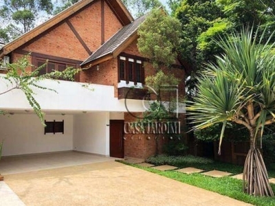 Casa com 4 dormitórios para alugar, 415 m² por r$ 27.000,00/mês - alphaville 04 - santana de parnaíba/sp