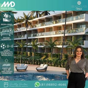 Apartamento com 1 Quarto à venda, 32m² - Praia dos Carneiros