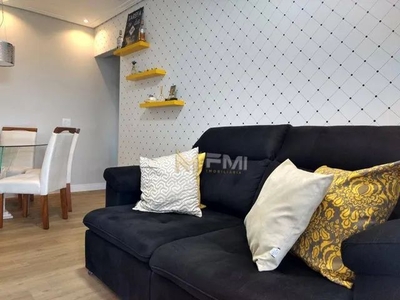 Apartamento com 2 dormitórios para alugar, 56 m² por R$ 2.300,00/mês - Jardim Santa Clara