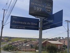 Terreno à venda no bairro JD MONTE SINAI em Telêmaco Borba