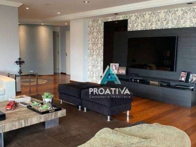 Apartamento com 3 dormitórios à venda, 300 m²- jardim - santo andré/sp