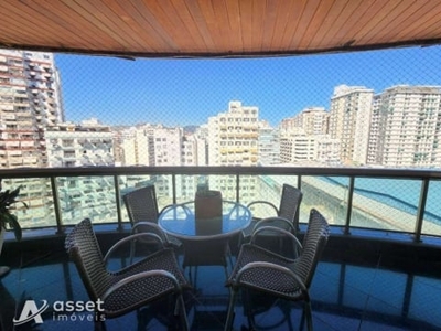 Asset imóveis vende cobertura duplex com varanda e 4 suítes, 460m², por r$ 3.500.000 - ingá - niterói/rj