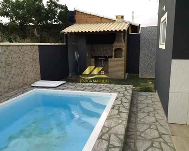 Linda casa de 1 quarto, piscina e área gourmet em Unamar, Tamoios - Cabo Frio - RJ