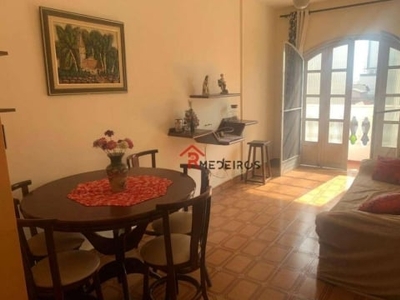 Apartamento com 1 dormitório à venda, 45 m² por r$ 220.000,00 - tupi - praia grande/sp