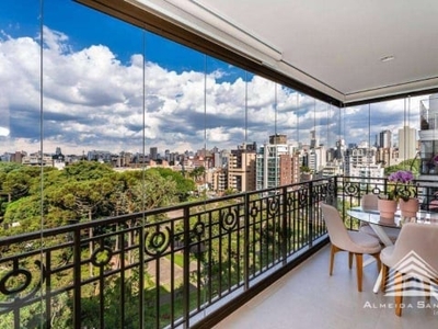 Cobertura à venda, 209 m² por r$ 3.290.000,00 - champagnat - curitiba/pr