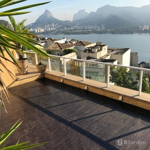 Cobertura em Lagoa, Rio de Janeiro/RJ de 360m² 3 quartos para locação R$ 18.000,00/mes