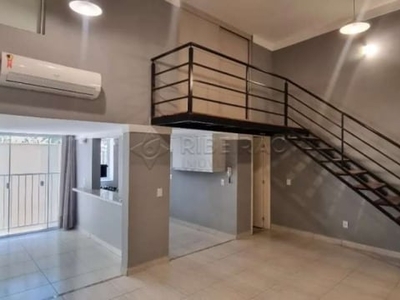 Flat com 1 quarto para alugar na alameda américo falasco, jardim nova aliança, ribeirão preto, 70 m2 por r$ 1.900