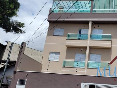 Penthouse em Vila Bela Vista, Santo André/SP de 124m² 3 quartos à venda por R$ 398.000,00