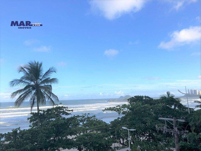 Apartamento À Venda No Guarujá, Na Praia Das Pitangueiras, Frente Ao Mar, 190 Metros De Área Útil, 01 Vaga De Garagem Demarcada.