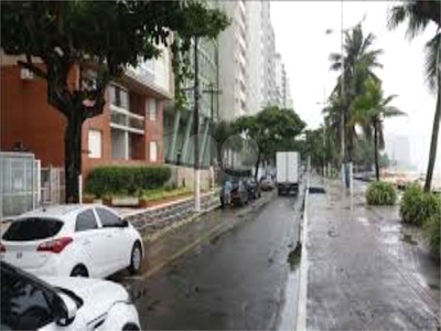 Em Frente A Praia, 04 Dormitórios, Sala E Varanda Com Vista Panorâmica Ao Mar. Guarujá Sp.