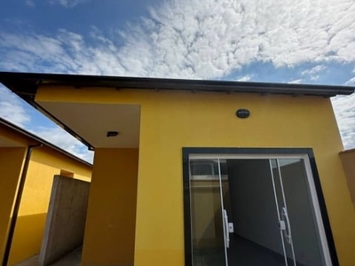 Casa 3 quartos com 1 suite 78m2 com terreno de 150 m2 nova pronta para morar em enseada de jacaraipe